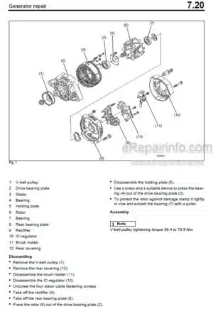 Photo 6 - Bomag BR27RH-4I Service Manual Rubber Tire Roller 00892289