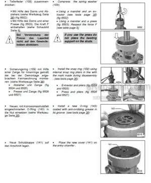 Photo 5 - Bomag BW161AD-2 BW202AD-2 Instructions For Repair Tandem Vibratory Roller 00819364