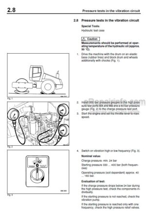 Photo 5 - Bomag BW211D-3 Instructions For Repair Single Drum Wheel Drive Vibratory Roller 00819360
