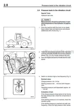 Photo 2 - Bomag BW211D-3 Instructions For Repair Single Drum Wheel Drive Vibratory Roller 00819360