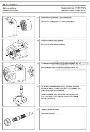 Photo 7 - Bomag BW211D-40 To BW213PD-40 Service Manual Single Drum Roller 00891163 SN2