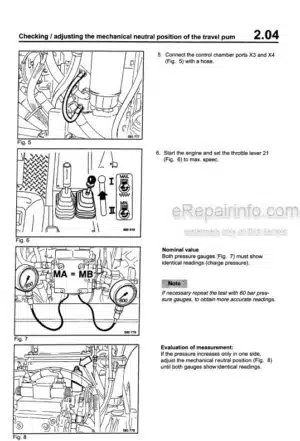 Photo 7 - Bomag BW213 BW213D BW213PD BW213PDB Instructions For Repair Single Drum Wheel Drive Vibratory Roller 00819094
