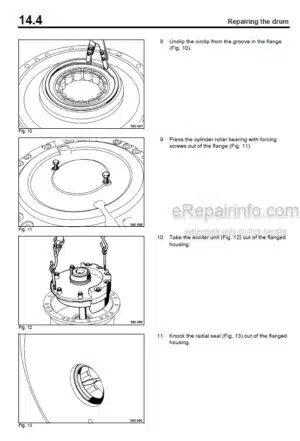 Photo 7 - Bomag BW217PD-2 Instructions For Repair Single Drum Wheel Drive Vibratory Roller 00819461