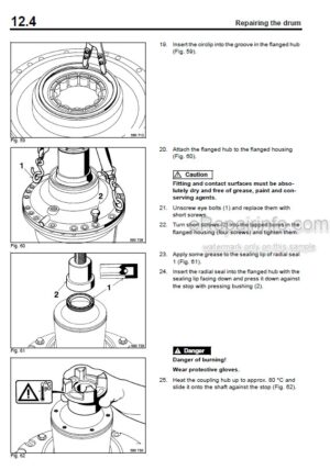 Photo 1 - Bomag BW226DH-4 BW226PDH-4 Service Manual Single Drum Roller 00891195