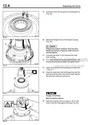 Photo 7 - Bomag BW226DH-4 BW226PDH-4 Service Manual Single Drum Roller 00891195