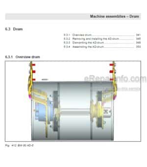 Photo 11 - Bomag BW80AD-5 To BW100SCC-5 Service Manual Tandem Vibratory Combination Roller 00892560 SN2