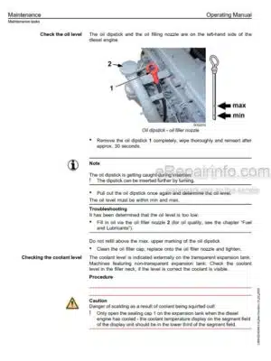 Photo 6 - Liebherr TA240 1157 Litronic Operating Manual Articulated Truck 11692440 From SN 65393