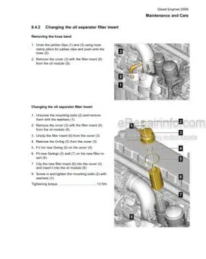 Photo 6 - Liebherr D846TI Operating Manual Diesel Engine 9739056