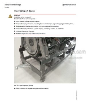 Photo 1 - Liebherr D936-A7-00 D946-A7-00 MCC Operators Manual Diesel Engine 13422361 SN From 2019040001