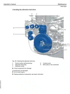 Photo 6 - Liebherr D944-A7-00 MCC Operators Manual Diesel Engine 13416601 From SN 2018040001