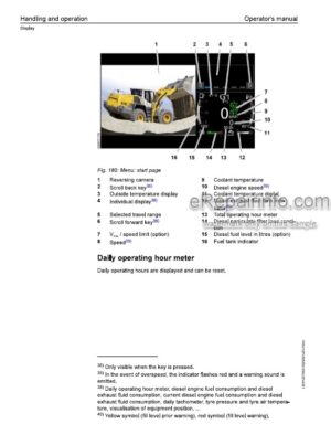 Photo 5 - Liebherr L550 G6.2-D 1825 USA CAN Operators Manual Wheel Loader 12276276 From SN 59436