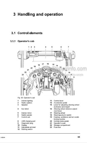 Photo 11 - Liebherr L580 1760 Operators Manual Wheel Loader 12239306 From SN 48644[2]