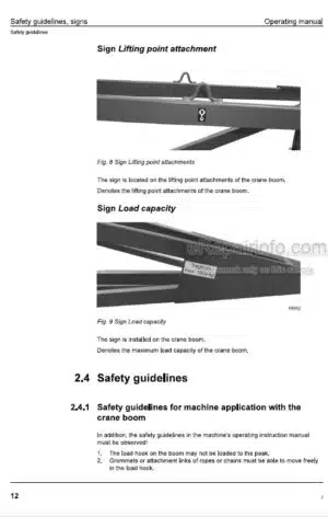 Photo 4 - Liebherr Operating Manual Crane Boom Optional 9085275