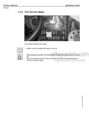 Photo 9 - Liebherr Operating Manual Rotating Fork Clamp 10311733