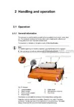 Photo 2 - Liebherr Operators Manual Sweeper For L507-1578 To L509-1582 12269439