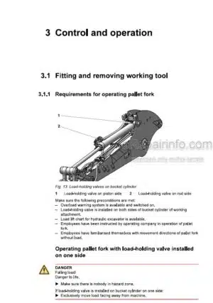 Photo 6 - Liebherr Operators Manual Working Attachment For R940 R950 R960 Demolition Machines 12220542