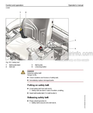Photo 8 - Liebherr A918 Litronic 1184 Operators Manual Wheeled Excavator 11838499 From SN 75431