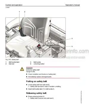 Photo 10 - Liebherr A918 Litronic 1184 Operators Manual Wheeled Excavator 11838499 From SN 75431