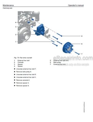 Photo 12 - Liebherr D936-A7-50 D946-A7-50 LWE Operators Manual Diesel Engine 13423227 From SN 2019040001