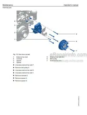 Photo 9 - Liebherr D936-A7-50 D946-A7-50 LWE Operators Manual Diesel Engine 13423227 From SN 2019040001
