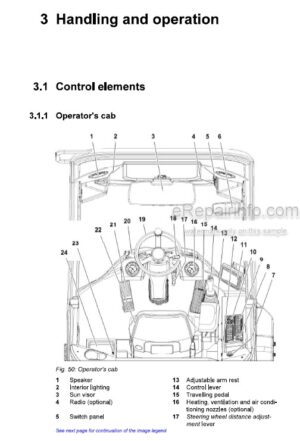 Photo 12 - Liebherr L518 1664 Operators Manual Wheel Loader 12202808 From SN 39726