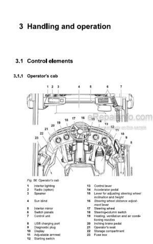 Photo 6 - Liebherr L580 1760 Operators Manual Wheel Loader 12239306 From SN 48644[2]