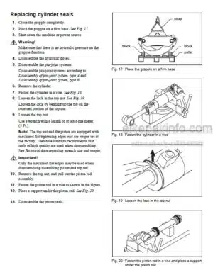 Photo 1 - Hultdins Super Grip SG Service Manual Grapple 36249A