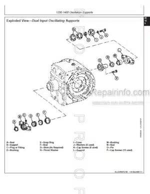 Photo 12 - John Deere 1200 1400 1600 Component Technical Manual Axle CTM43
