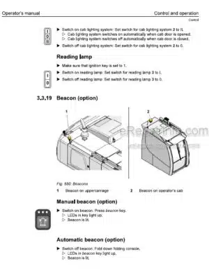 Photo 5 - Liebherr LH110C Litronic High Rise 1228 Operators Manual Material Handling Machine 12200354 From SN 79878