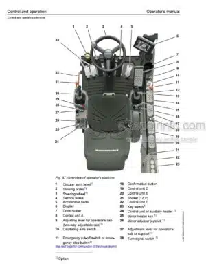 Photo 5 - Liebherr LH150EC Litronic Gantry 1229 Operators Manual Material Handling Machine 11836302 From SN 71308