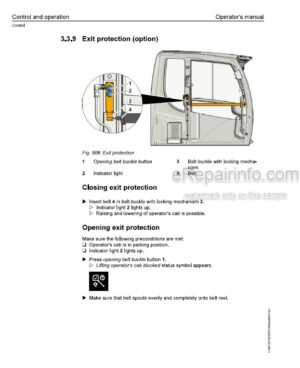 Photo 5 - Liebherr LH26EC Litronic 1672 Operators Manual Material Handling Machine 12243799 From SN 83831