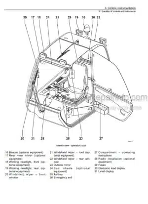 Photo 9 - Liebherr TL442-13 703 Operating Instructions Telescopic Handler 9085178 From SN 8057