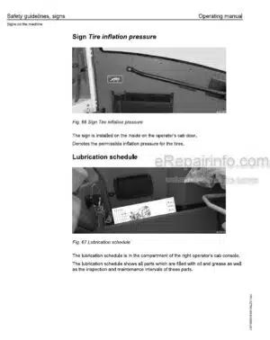 Photo 4 - Liebherr TL442-13 703 Operating Manual Telescopic Handler 9085313 From SN 11000