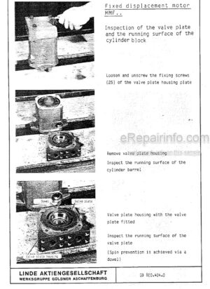 Photo 11 - Linde GD Service Manual Slewing Drive