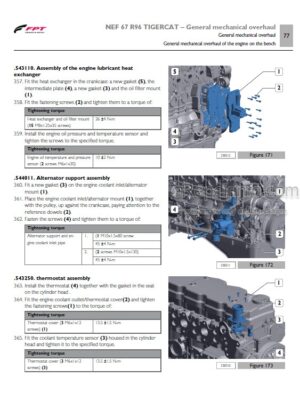 Photo 3 - Tigercat FPT N67 Tier 2 Service And Repair Manual Engine 60217AENG