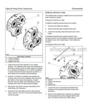 Photo 8 - Tigercat Service And Repair Manual Pump Drive Gearbox 6 And 8 Inch 47736AENG