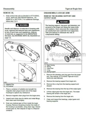 Photo 5 - Tigercat Service And Repair Manual Differentials 47574AENG