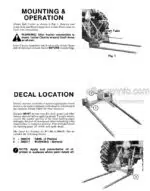 Photo 4 - Gehl BC1500 Operators And Service Parts Manual Bale Carrier 902147