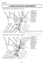 Photo 3 - Iseki SBC402X Operation Manual Supplement Diesel Riding Mower Collector 1102-01-50