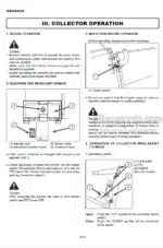Photo 2 - Iseki SBC402X Operation Manual Supplement Diesel Riding Mower Collector 1102-01-50