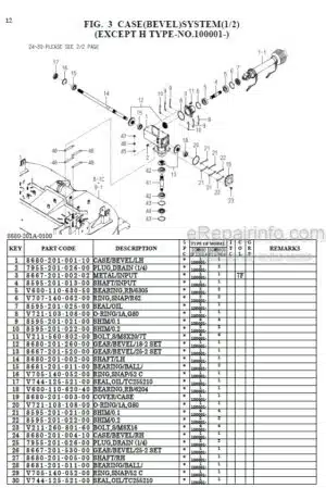 Photo 10 - Iseki SCMB60 Parts Catalog Mower Deck