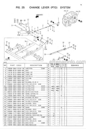 Photo 12 - Iseki SF300 SF330 Parts Catalog Mower 1636-097-100-10