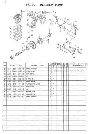 Photo 5 - Iseki SG17H Parts Catalog Lawn And Garden Tractor 1631-098-100-10