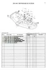 Photo 2 - Iseki SSM60 Parts Catalog Mower Deck