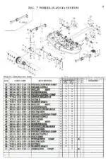 Photo 4 - Iseki SSM60 SSM72 Parts Catalog Mower Deck