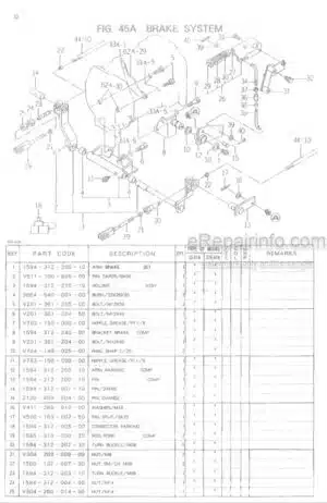 Photo 7 - Iseki TA530F Parts Catalog Tractor 1595-098-200-00