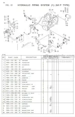 Photo 3 - Iseki TA545 Parts Catalog Tractor 1597-098-100-10