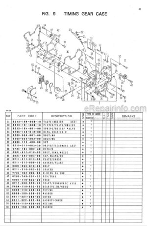 Photo 5 - Iseki TF330 Parts Catalog Tractor 1687-097-100-10