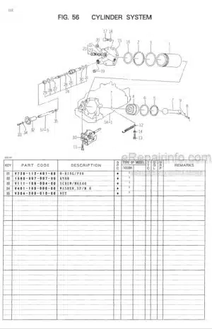 Photo 2 - Iseki TK538H Parts Catalog Tractor 1674-097-120-00