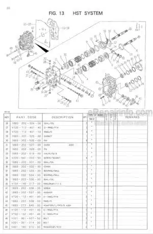 Photo 8 - Iseki TMG18 Parts Catalog Tractor 1688-097-100-10